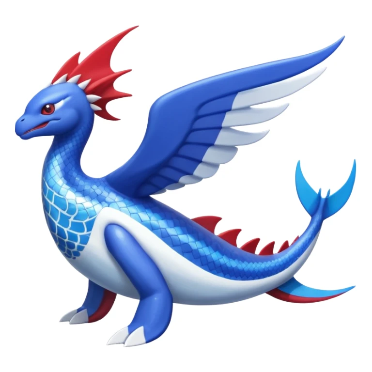 Lugia-Salamence-Kyogre-Latios-fusion-creature (full body) sticker