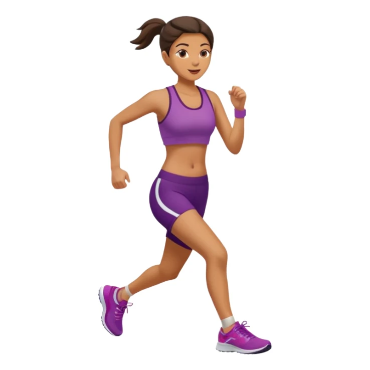 Morning Jogger woman sticker