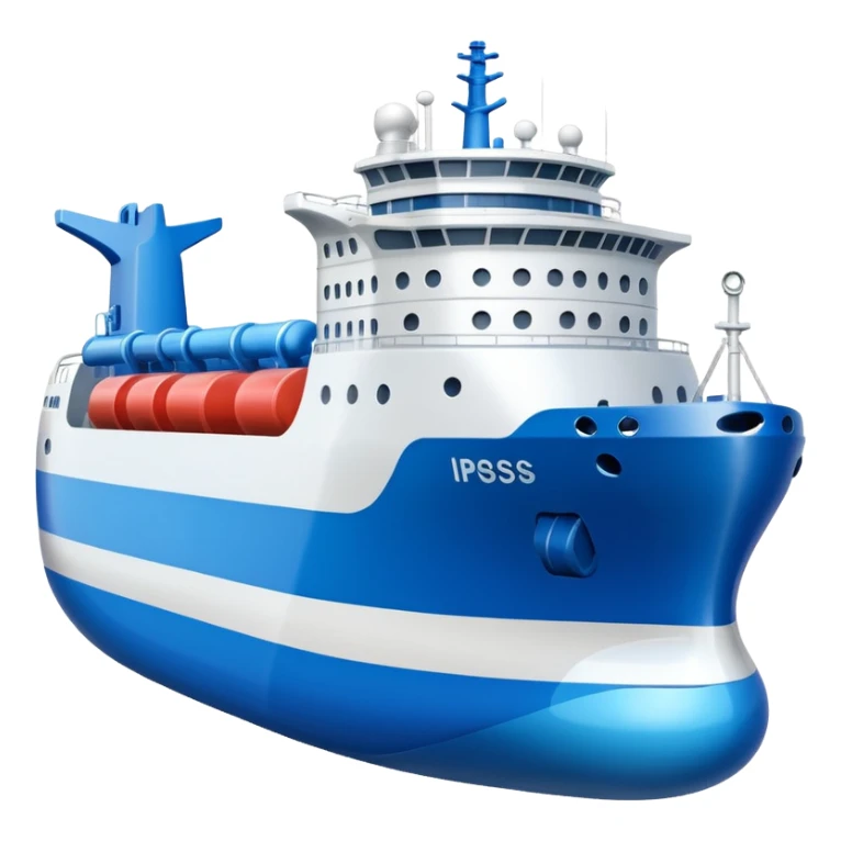 create an ultra realistic liquefied gas ship sticker