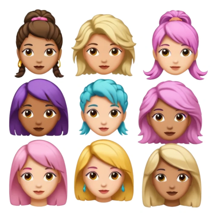 Stickers de chicas femeninas sticker