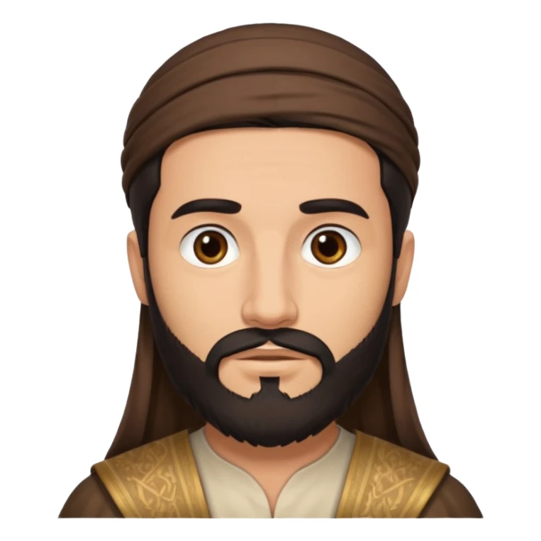 male bible character from the middle east sticker