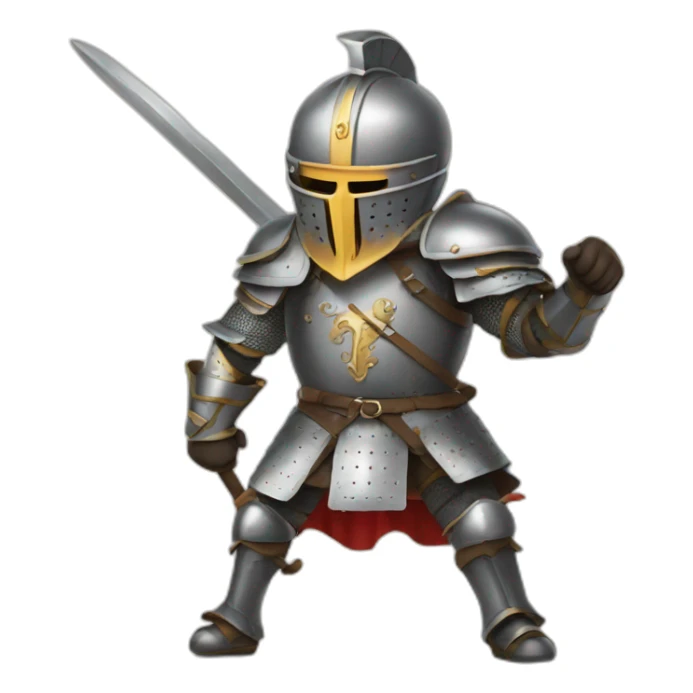 Epic French Knight sticker