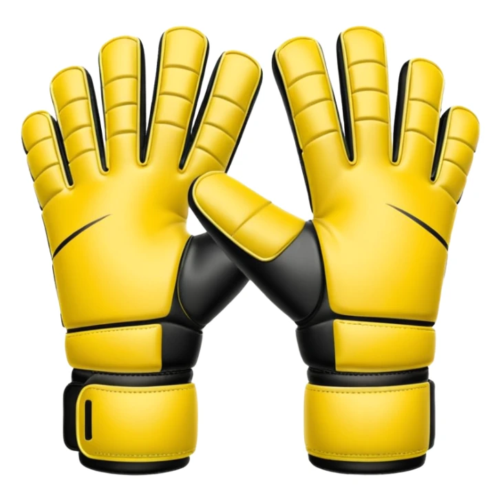 Football goalkeeper gloves sticker
