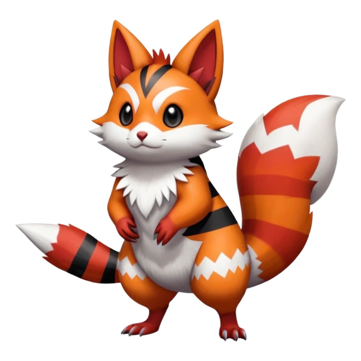 Furret-Litten-Zangoose-Hybrid (Full body) sticker