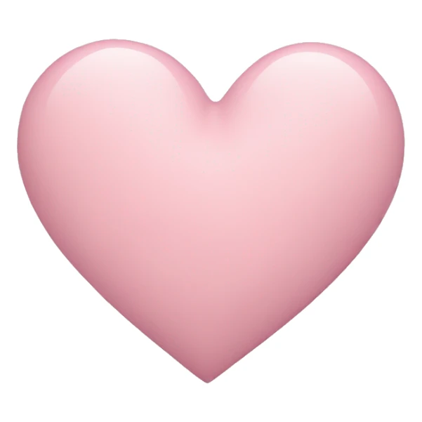 Pastel pink heart sticker