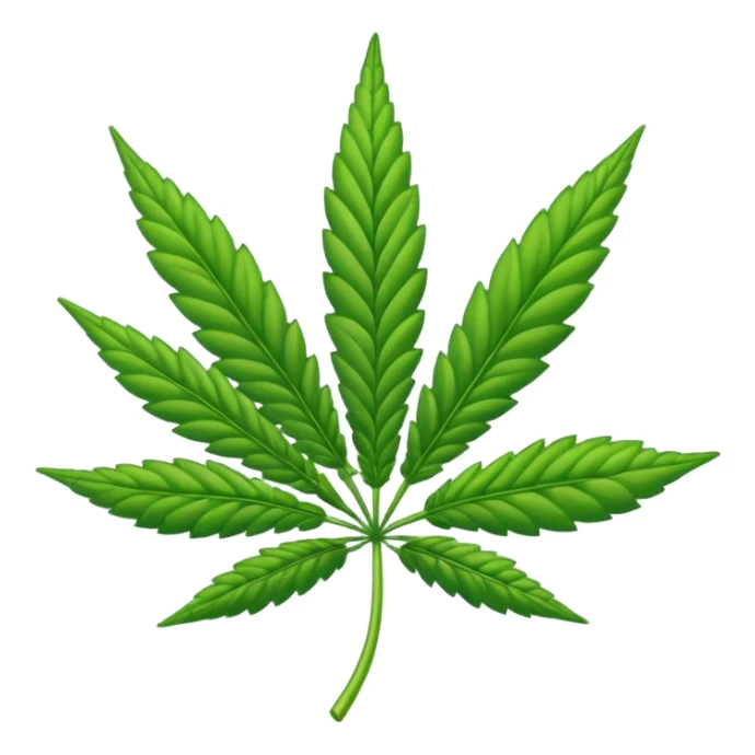 Marijuana plant emblem with 420 writing  sticker