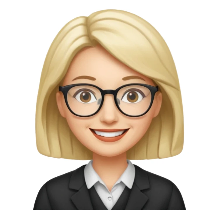 ahora el perfil de la misma profesora sticker