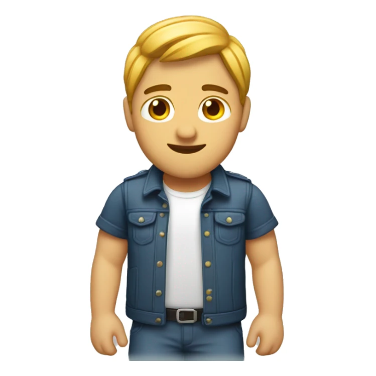 Escalador con ojos claros y pelo rubio sticker