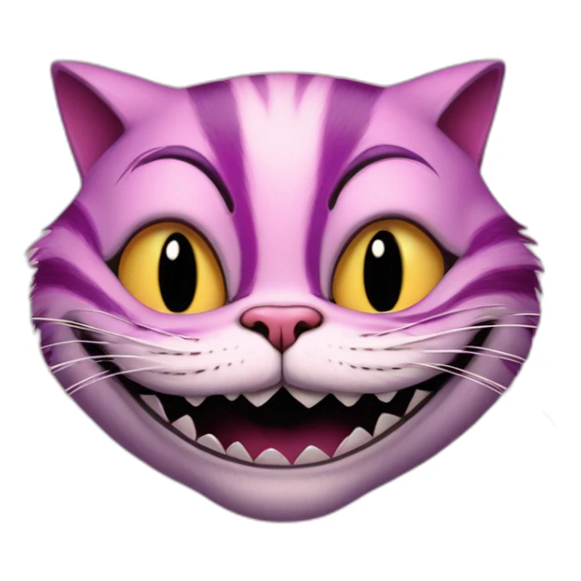 cheshire cat from american mc gee's alice sticker