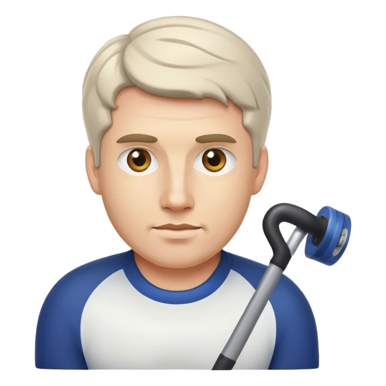 Crush me…man who plays curling sticker