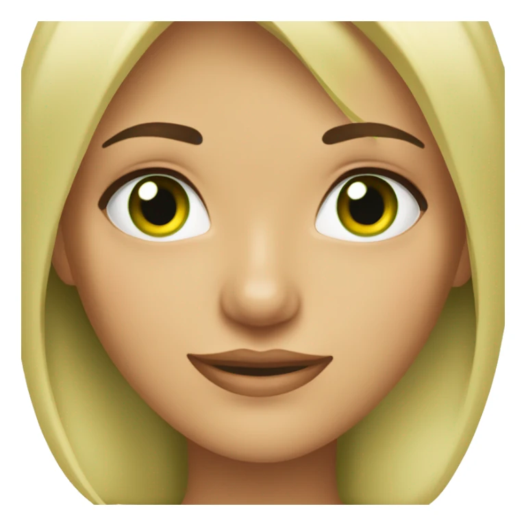 Rubia de ojos verdes bonita  sticker