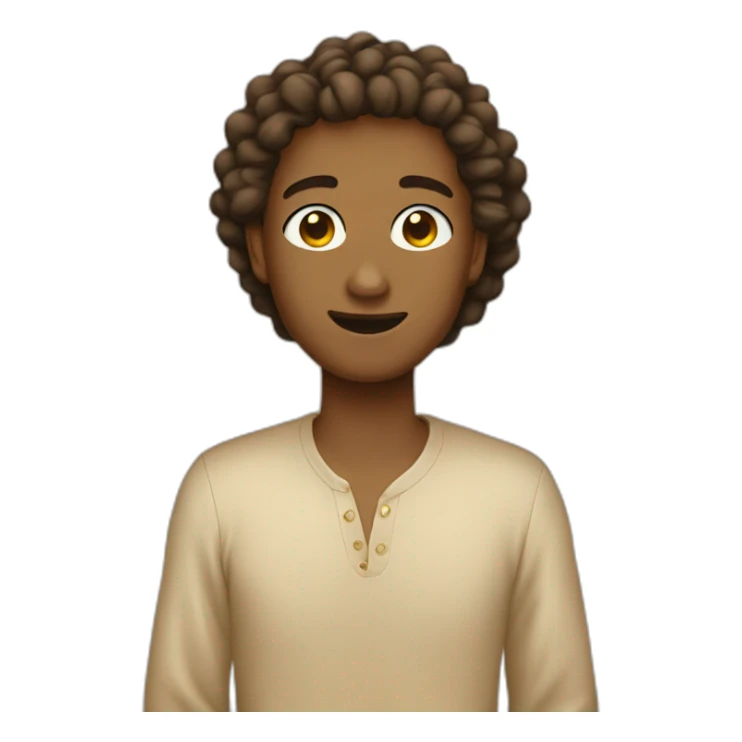 beige emojis sticker