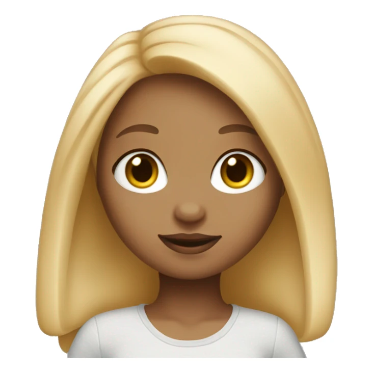 Bunny light skin girl with blond hair sticker