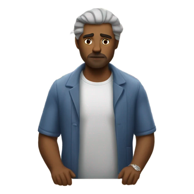 Man miserable while wife shops for jewelry  sticker