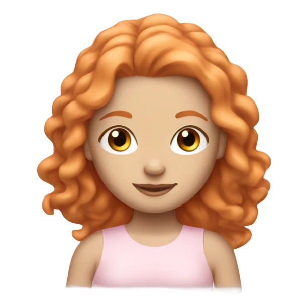 Ginger yoga white girl light pink clothes  sticker