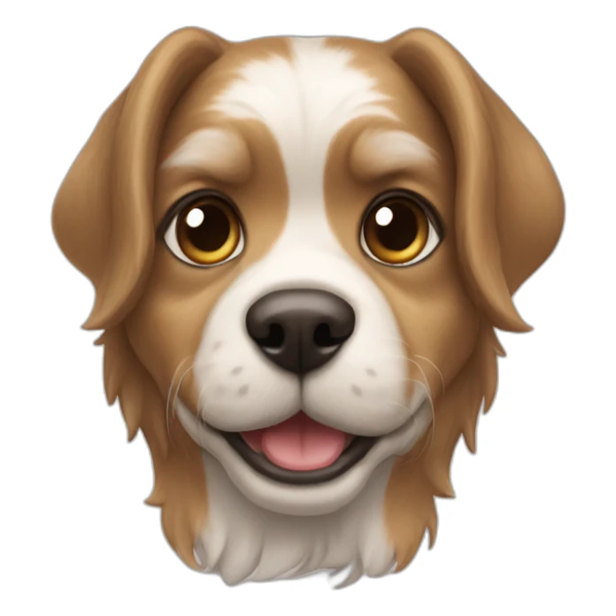 Petit chien qui rie sticker