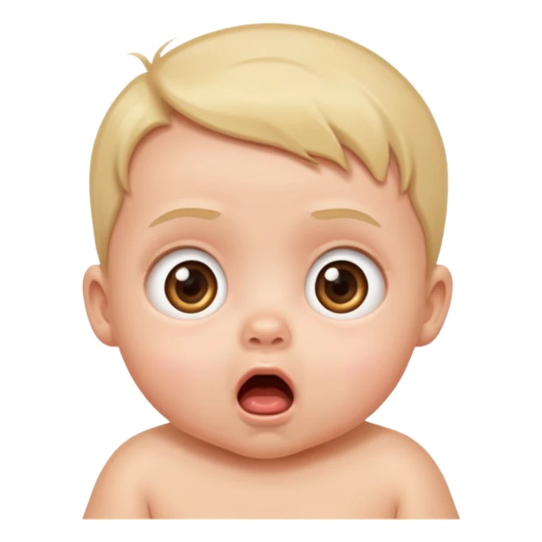 shocked baby sticker