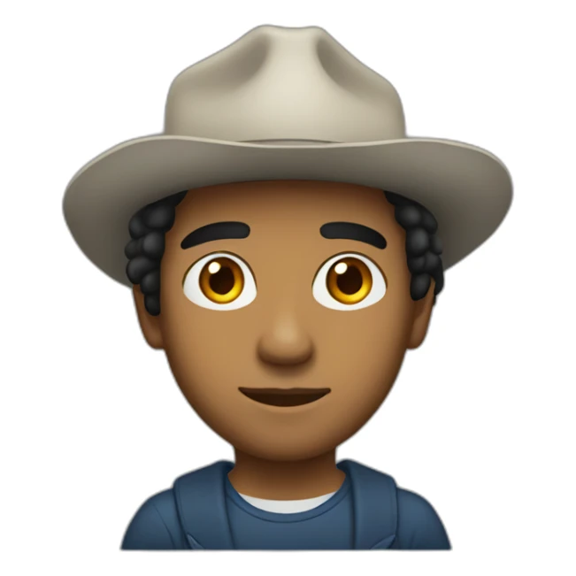 Frank, young of south America sticker