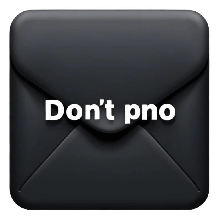 Letters saying “don’t PMO” meaining “don’t piss me off”  sticker