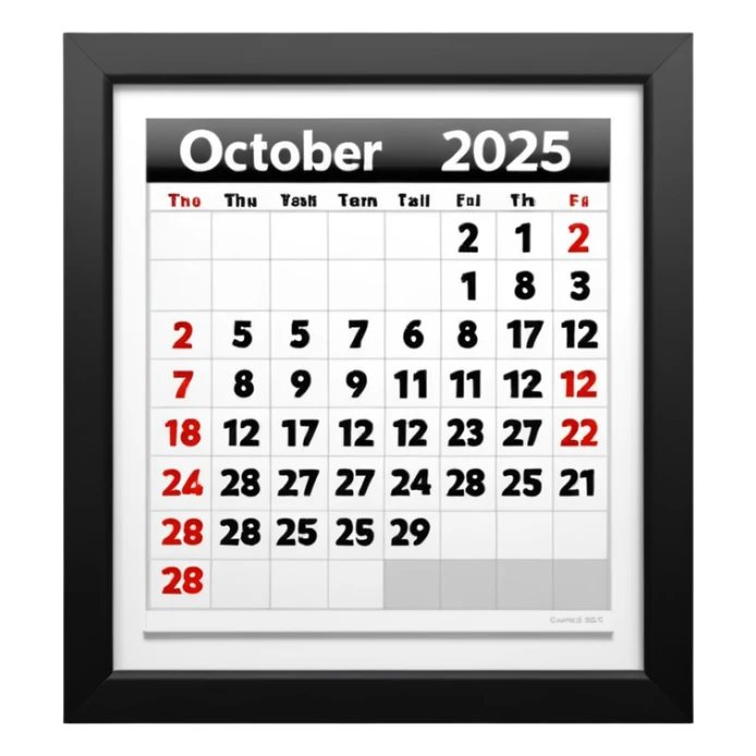 He said: October 2025, don’t you think? sticker