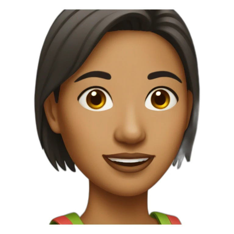 Costa rican woman sticker