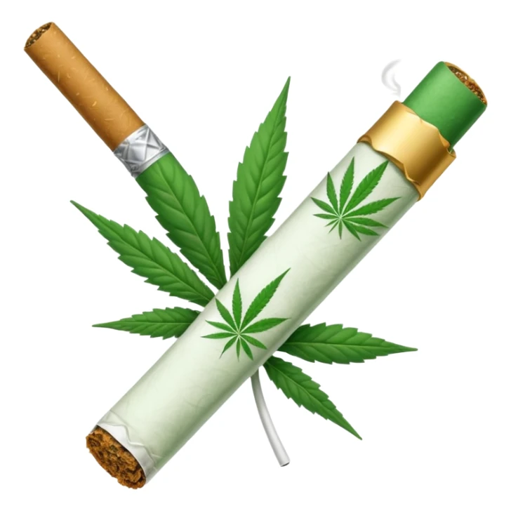 a joint, green cigarrete, like the wpp one sticker