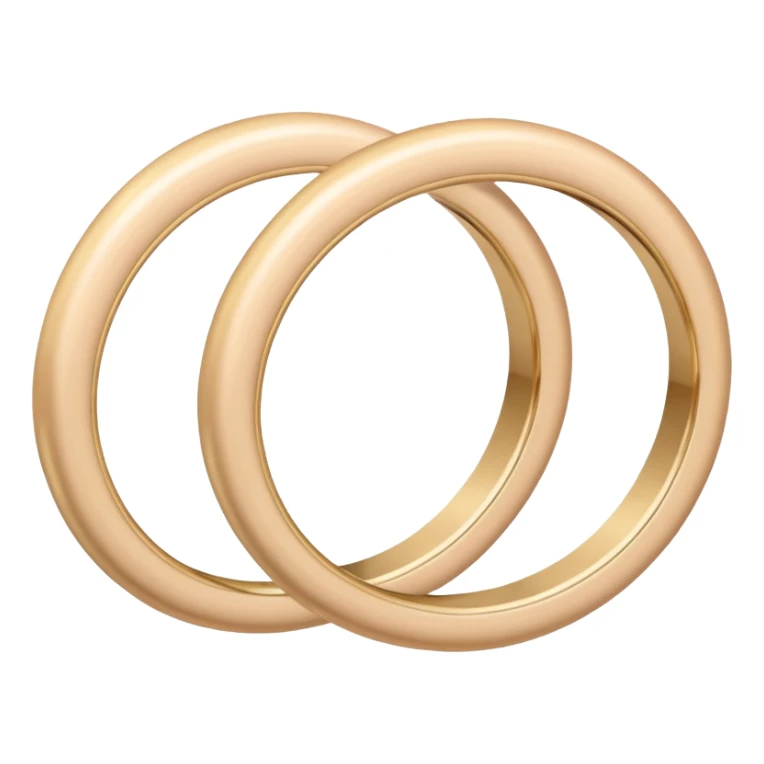 A very aesthetic rings with pastel beige  tones sticker