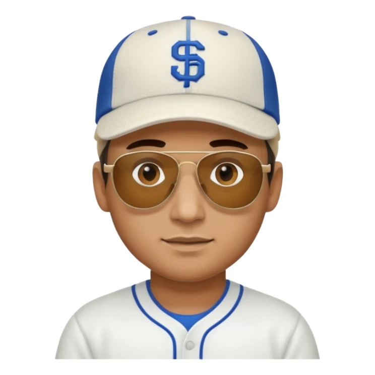 Un moreno con gloc y una gorra sticker