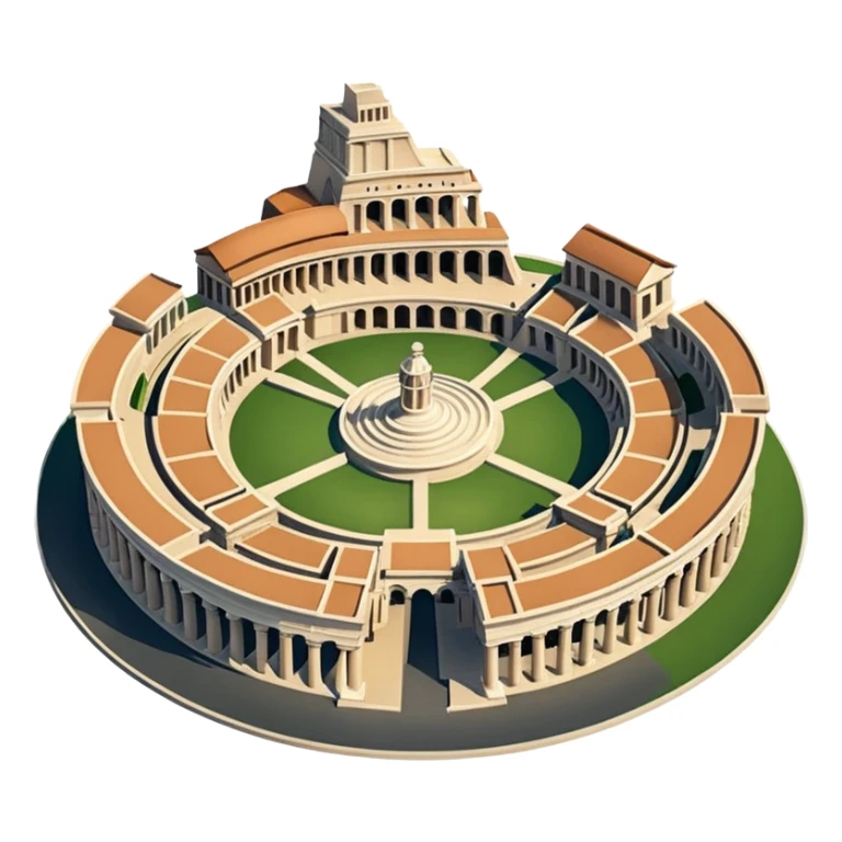 Imperial forum  rome 
no frame, no squared style, no square above
aereal view from up sticker