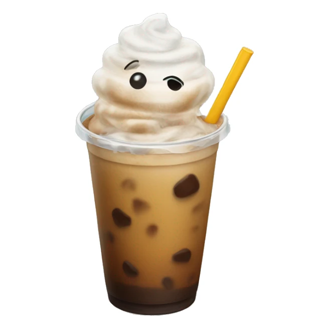 Iced coffee sticker