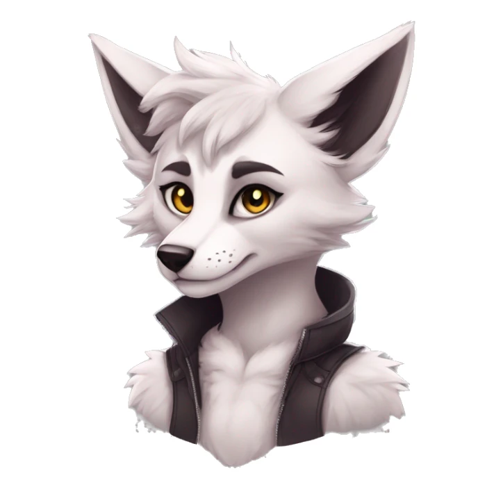Edgy modern anthro furry by Falvie, LiLaiRa, AngieWolf sticker
