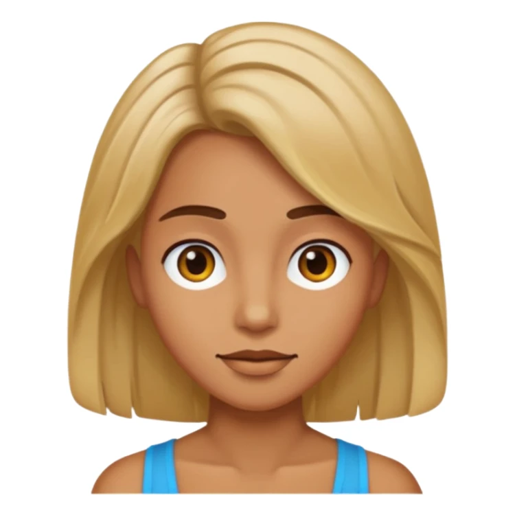 person living in desert just face, hair showing, different colors sticker