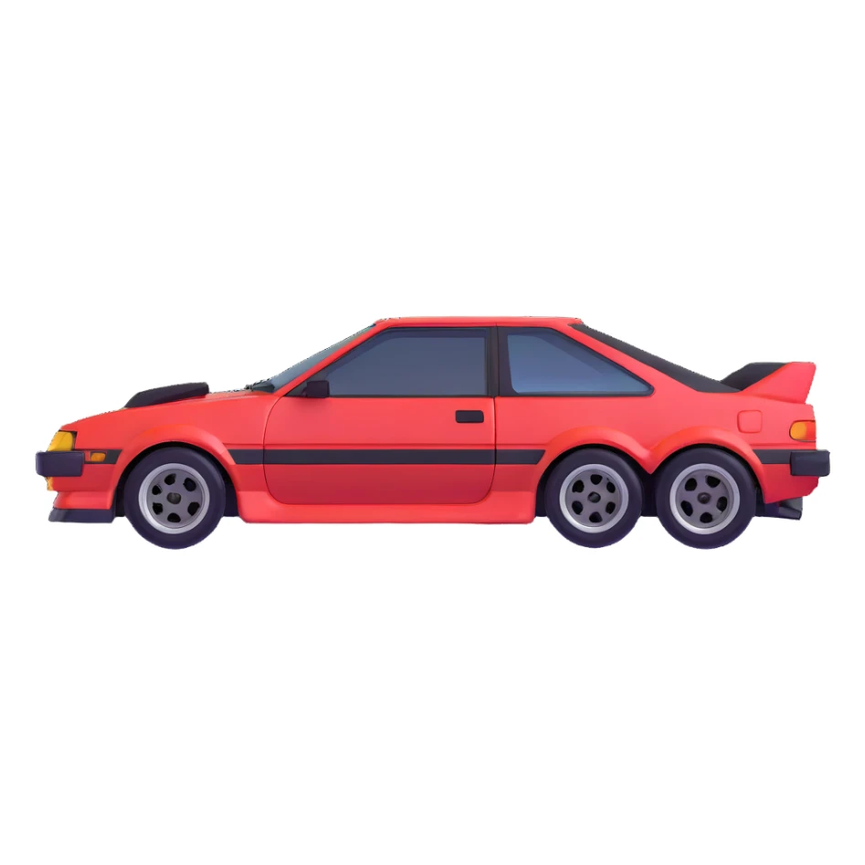 Toyota AE86 Trueno sticker