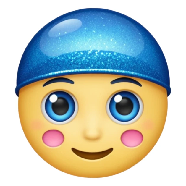 glitter azul-marinho tubarão sticker