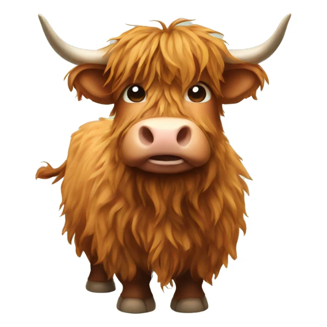 Highland cow  sticker
