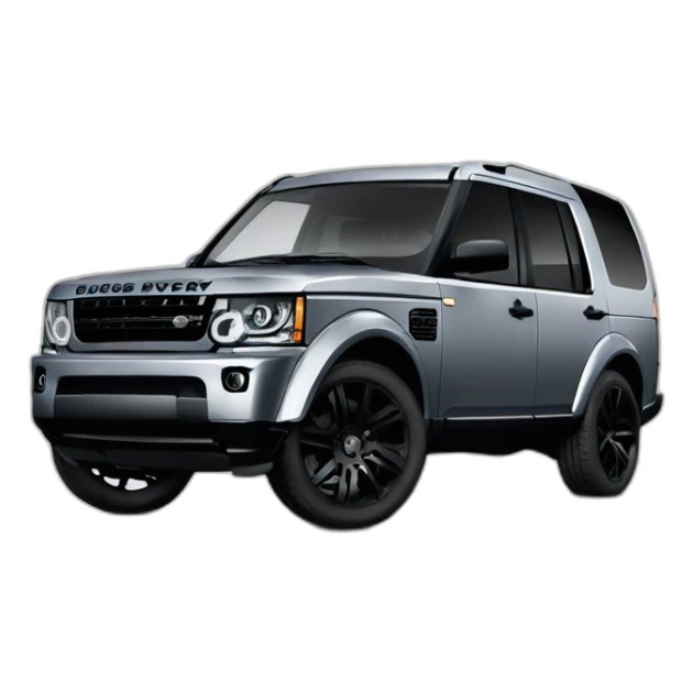 Land Rover discovery 4 grey with black rims sticker
