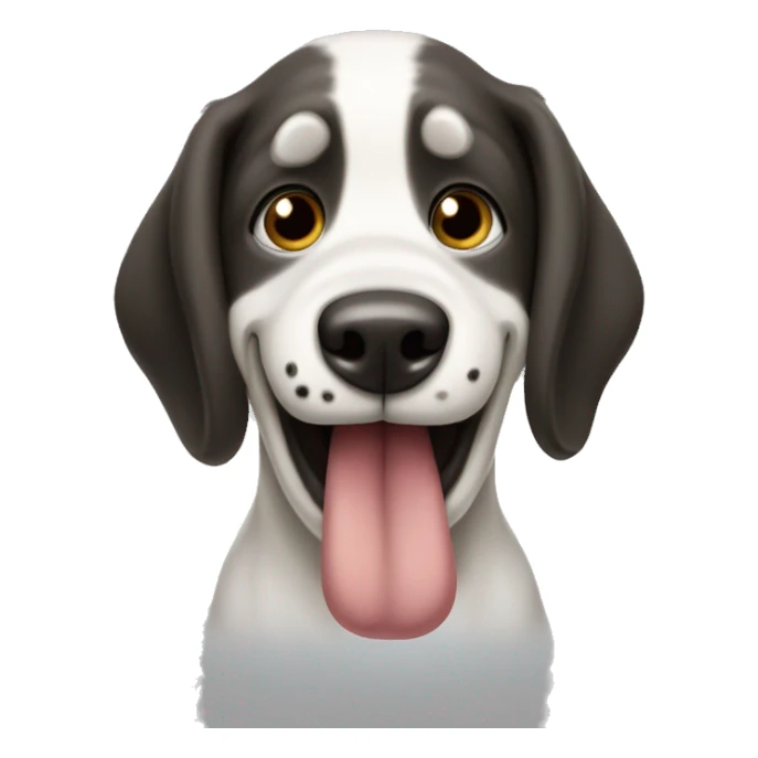 Snoopys brother with tongue out  sticker