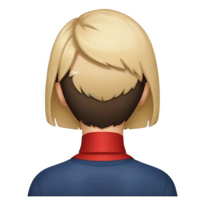 back of head of photographer sticker