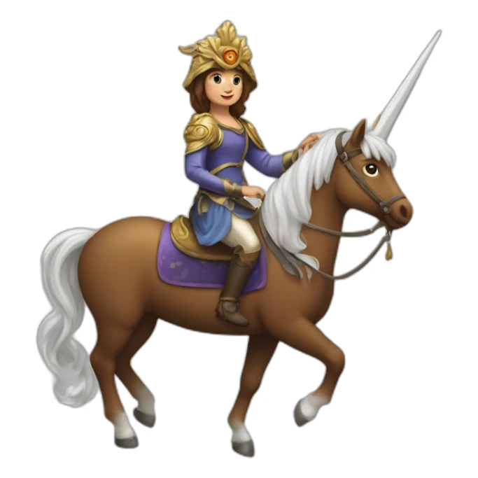 Assimi Goïta Sur un licorne  sticker