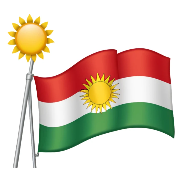 Drapeau Kurdistan sticker