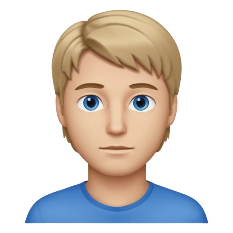 male darkblond sticker