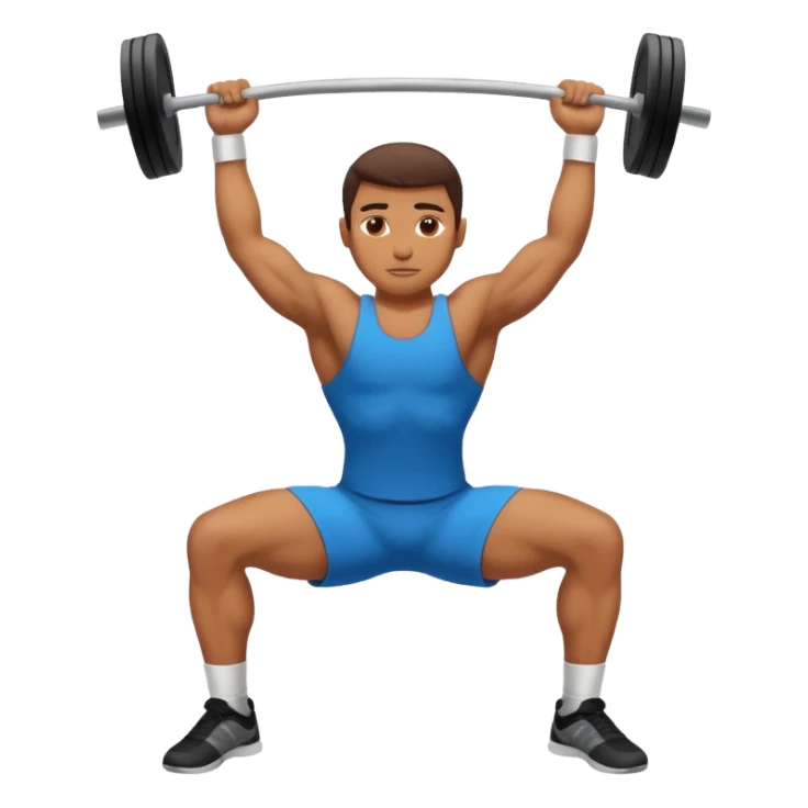 A person who make calisthenics sticker