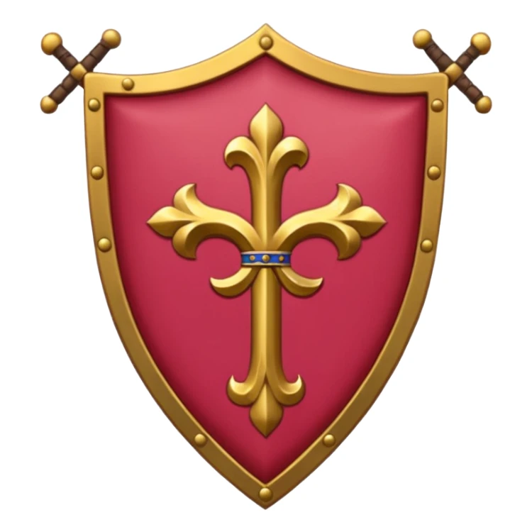 brasão sangrando medieval rosa de sangue vermelha sticker