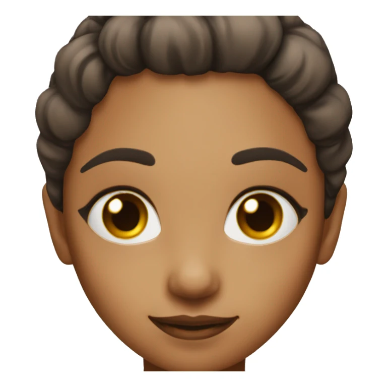 Shiny-with-happiness-dark-brown-Female-eyes sticker