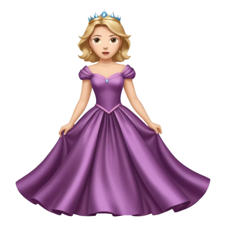 Scarlett Johansson in a princess dress sticker