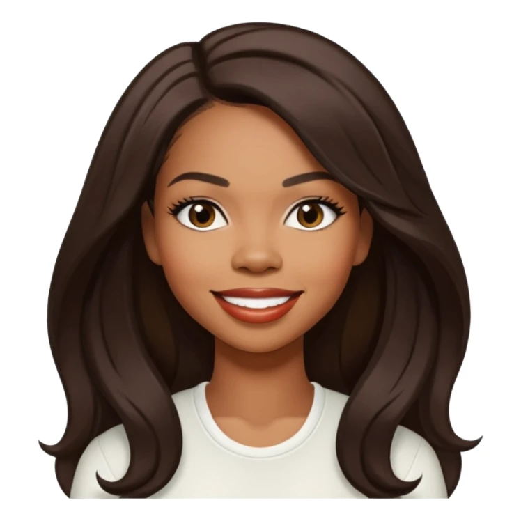 Tenitra Michelle Williams, R&B Singer from Destiny's Child with long dark brown hair, medium dark skin sticker