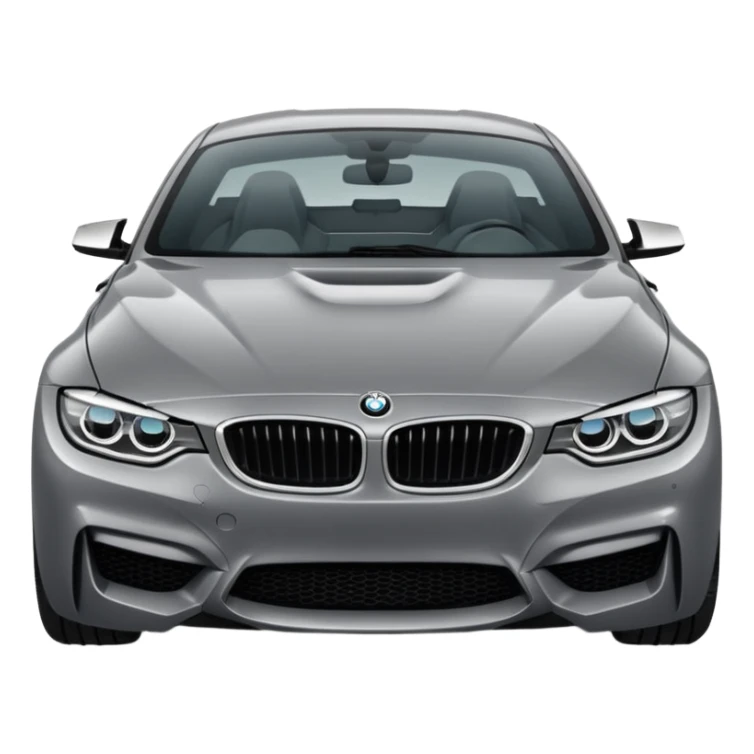Grey bmw sticker