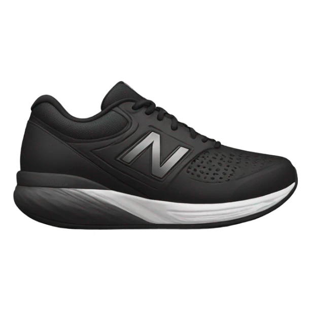 newbalance freshform black shoes  sticker