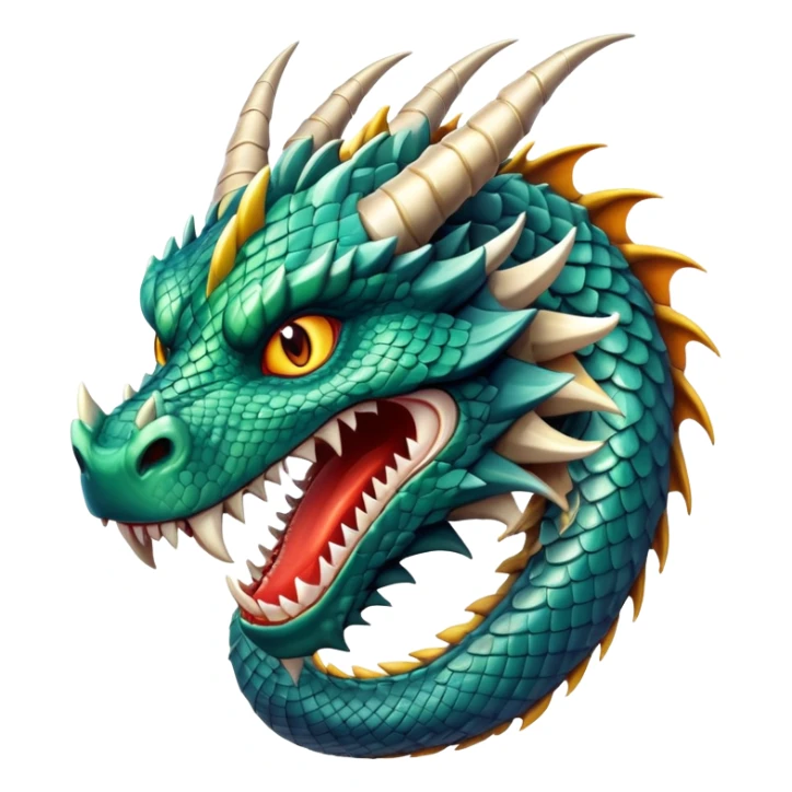 majestic dragon ready for battle sticker