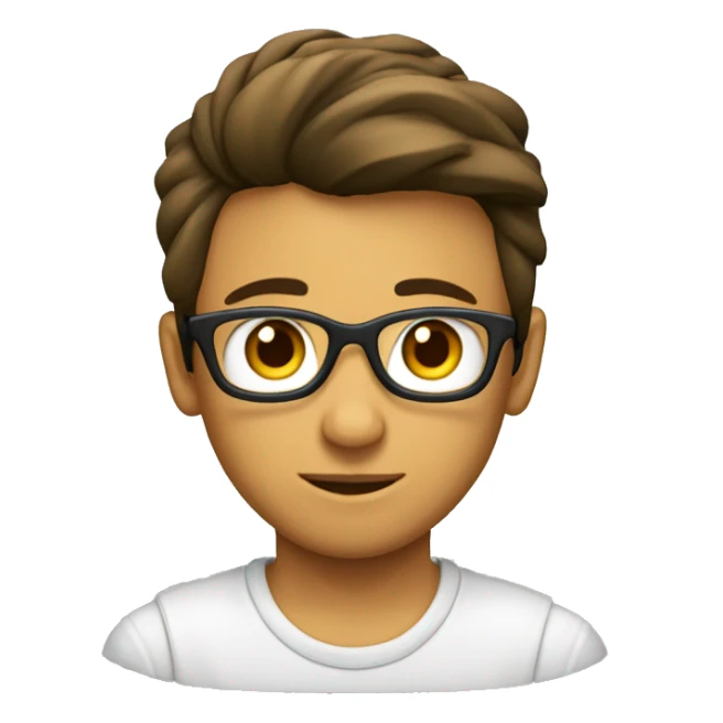 estudiante con una J en su playera sticker